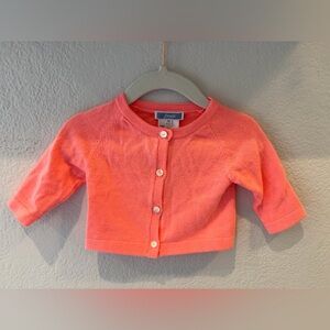 Jacadi Paris Coral Pink Cardigan